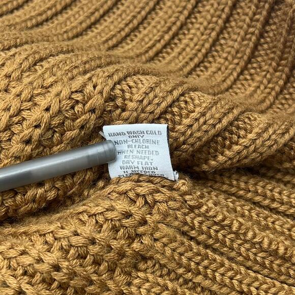 Soft Surroundings Womens Brown Wool Blend Chunky Knit Tunic Sweater Dress Sz XL - Picture 8 of 14